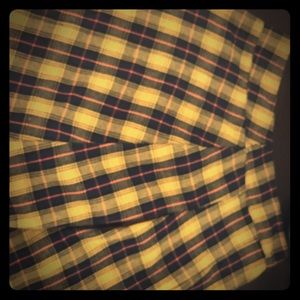 plaid skirt